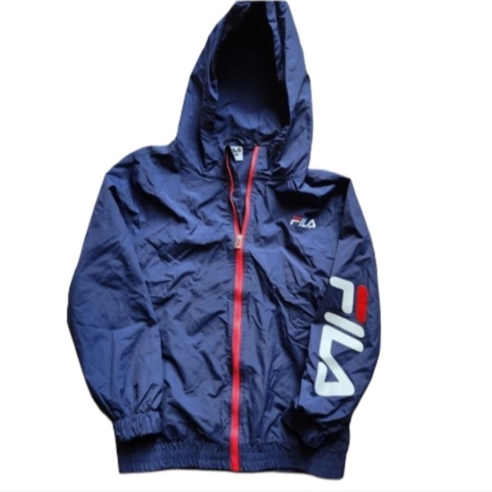 Fila Kids‎ 14/16 red blue jacket euc